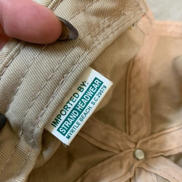 Orlando FL Hat Baseball Cap Beige Surf Board Patch 100% Cotton Adjustable - Picture 6 of 8